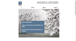 Desktop Screenshot of magnoliaadvisors.com